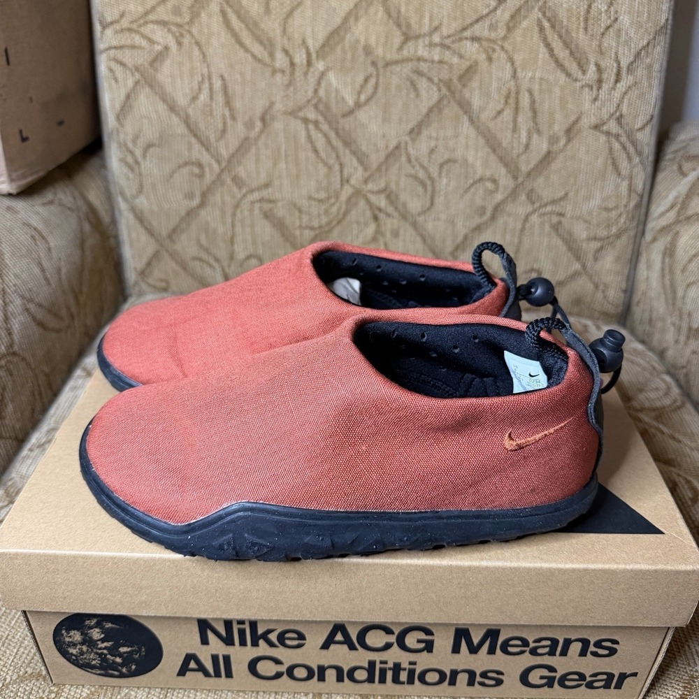 Nike ACG MOC Ruggeg Orange / Black DZ3407 800 Men's Size 6‎ Women's 7.5 Clean!